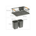 relaxdays Abtropfgestell Grau/Hellbraun relaxdays Abtropfgestell Grau/Hellbraun