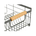 relaxdays Abtropfgestell Grau/Hellbraun relaxdays Abtropfgestell Grau/Hellbraun