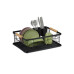 relaxdays Abtropfgestell Schwarz/Hellbraun relaxdays Abtropfgestell Schwarz/Hellbraun