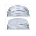 relaxdays Gewürzbehälter Transparent/Silber relaxdays Gewürzbehälter Transparent/Silber