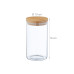 relaxdays Vorratsgläser 1 l, Transparent/Beige/Hellbraun relaxdays Vorratsgläser 1 l, Transparent/Beige/Hellbraun
