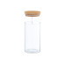 relaxdays Vorratsgläser 1 l, Transparent/Beige/Hellbraun relaxdays Vorratsgläser 1 l, Transparent/Beige/Hellbraun