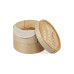 relaxdays Dampfgarer Bambus, 2 Etagen, mit Baumwolltüchern relaxdays Dampfgarer Bambus, 2 Etagen, mit Baumwolltüchern