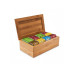 relaxdays Teebox Braun relaxdays Teebox Braun