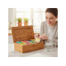 relaxdays Teebox Braun relaxdays Teebox Braun