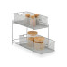 relaxdays Unterschrank-Organizer Weiss/Silber relaxdays Unterschrank-Organizer Weiss/Silber