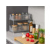 relaxdays Unterschrank-Organizer Weiss/Silber relaxdays Unterschrank-Organizer Weiss/Silber