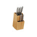 relaxdays Messerblock Schwarz/Hellbraun relaxdays Messerblock Schwarz/Hellbraun