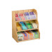 relaxdays Teebeutel-Box Transparent/Hellbraun relaxdays Teebeutel-Box Transparent/Hellbraun