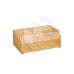 relaxdays Teebeutel-Box Transparent/Hellbraun relaxdays Teebeutel-Box Transparent/Hellbraun
