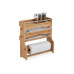 relaxdays Folienspender Transparent/Hellbraun