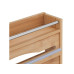 relaxdays Folienspender Transparent/Hellbraun