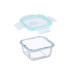 relaxdays Frischhaltedosen 0.32 l, Transparent/Weiss/Türkis relaxdays Frischhaltedosen 0.32 l, Transparent/Weiss/Türkis