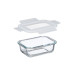 relaxdays Frischhaltedosen 0.37 l, Transparent/Weiss/Türkis relaxdays Frischhaltedosen 0.37 l, Transparent/Weiss/Türkis