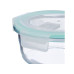 relaxdays Frischhaltedosen 0.4 l, Transparent/Weiss/Türkis relaxdays Frischhaltedosen 0.4 l, Transparent/Weiss/Türkis
