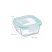 relaxdays Frischhaltedosen 0.52 l, Transparent/Weiss/Türkis relaxdays Frischhaltedosen 0.52 l, Transparent/Weiss/Türkis