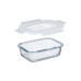 relaxdays Frischhaltedosen 0.64 l, Transparent/Weiss relaxdays Frischhaltedosen 0.64 l, Transparent/Weiss