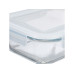 relaxdays Frischhaltedosen 0.64 l, Transparent/Weiss relaxdays Frischhaltedosen 0.64 l, Transparent/Weiss