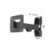 Hama Technics AG TV-Wandhalterung 26 Schwarz