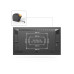 Hama Technics AG TV-Wandhalterung 75 Schwarz/Weiss