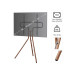 Hama Technics AG TV-Ständer (Staffelei) 75 Walnuss