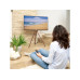 Hama Technics AG TV-Ständer (Staffelei) 75 Walnuss