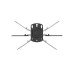 Hama Technics AG TV-Deckenhalterung bis 165 cm (65) Schwarz