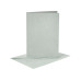 Creativ Company Briefkarte und -umschlag Perlmutt Silber 10.5 x 15 cm Creativ Company Briefkarte und -umschlag Perlmutt Silber 10.5 x 15 cm