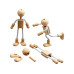 Creativ Company Biege-Figuren, H 12 cm, 4 Set/ 1 Pck Holz 12 cm 4er Set Creativ Company Biege-Figuren, H 12 cm, 4 Set/ 1 Pck Holz 12 cm 4er Set