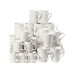 Creativ Company Tasse Porzellan Weiss 7-10 cm