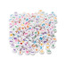 Creativ Company Buchstabenperlen Kunststoff Weiss 7 mm 1500 Stk Creativ Company Buchstabenperlen Kunststoff Weiss 7 mm 1500 Stk