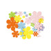 Creativ Company Moosgummi-Aufkleber Blumen, 10-60 mm, 2 mm, 100 Stk Creativ Company Moosgummi-Aufkleber Blumen, 10-60 mm, 2 mm, 100 Stk