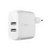 Belkin BOOST CHARGE Dual USB-A, 24 W, mit Lightning-Kabel Belkin BOOST CHARGE Dual USB-A, 24 W, mit Lightning-Kabel