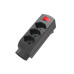 Schönenberger Abzweigstecker 4xT13 mit Schalter 4 Schönenberger Abzweigstecker 4xT13 mit Schalter 4