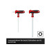 Einhell Einleger E-Case T-Griff, 9-teilig, Chrom-Vanadium-Stahl