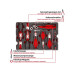 Einhell Einleger E-Case 9-tlg., EVA-Schaum
