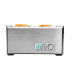 Gastroback Toaster Design Pro 4S Schwarz/Silber