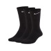 NIKE Crew Socks 3 Pack 38-42, black/white