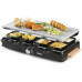 Domo Raclette-Kombination DO9262G mit Naturstein und Grillplatte Domo Raclette-Kombination DO9262G mit Naturstein und Grillplatte