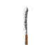 Forged Küchenmesser VG10 Metzgermesser 25 cm Gelb Forged Küchenmesser VG10 Metzgermesser 25 cm Gelb