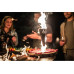 Forged BBQ Flambadou aus Gusseisen mit Olivenholzgriff Forged BBQ Flambadou aus Gusseisen mit Olivenholzgriff