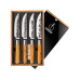 Forged 4tlg. Steakmesserset XXL Braun