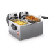 FRITEL Kaltzonen-Fritteuse FR1355 DUO Edelstahl 2 x 2200 W Silber FRITEL Kaltzonen-Fritteuse FR1355 DUO Edelstahl 2 x 2200 W Silber