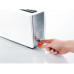 Graef Langschlitztoaster TO 91 Edelstahl/Aluminium weiss 880 W Graef Langschlitztoaster TO 91 Edelstahl/Aluminium weiss 880 W