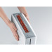 Graef Langschlitztoaster TO 91 Edelstahl/Aluminium weiss 880 W Graef Langschlitztoaster TO 91 Edelstahl/Aluminium weiss 880 W