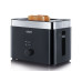 Graef Toaster TO 62 Kunststoff schwarz 1000 W 2 Schlitze Graef Toaster TO 62 Kunststoff schwarz 1000 W 2 Schlitze