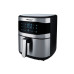 Steba Heissluftfritteuse HF 8000 XXL Edelstahl/schwarz 1800 W 8 l Steba Heissluftfritteuse HF 8000 XXL Edelstahl/schwarz 1800 W 8 l