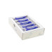 SLIM Slimpatchkabel RJ-45, Cat 6A, U/FTP, 0.1 m, Violett, 50-Pack