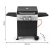 Landmann Gasgrill Black 4.0 125 cm, Stahl emalliert, Rost Edelstahl Landmann Gasgrill Black 4.0 125 cm, Stahl emalliert, Rost Edelstahl