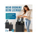 Wellenborg Pfandflaschen Sammelbehälter Kunstoff 100 l, Schwarz Wellenborg Pfandflaschen Sammelbehälter Kunstoff 100 l, Schwarz